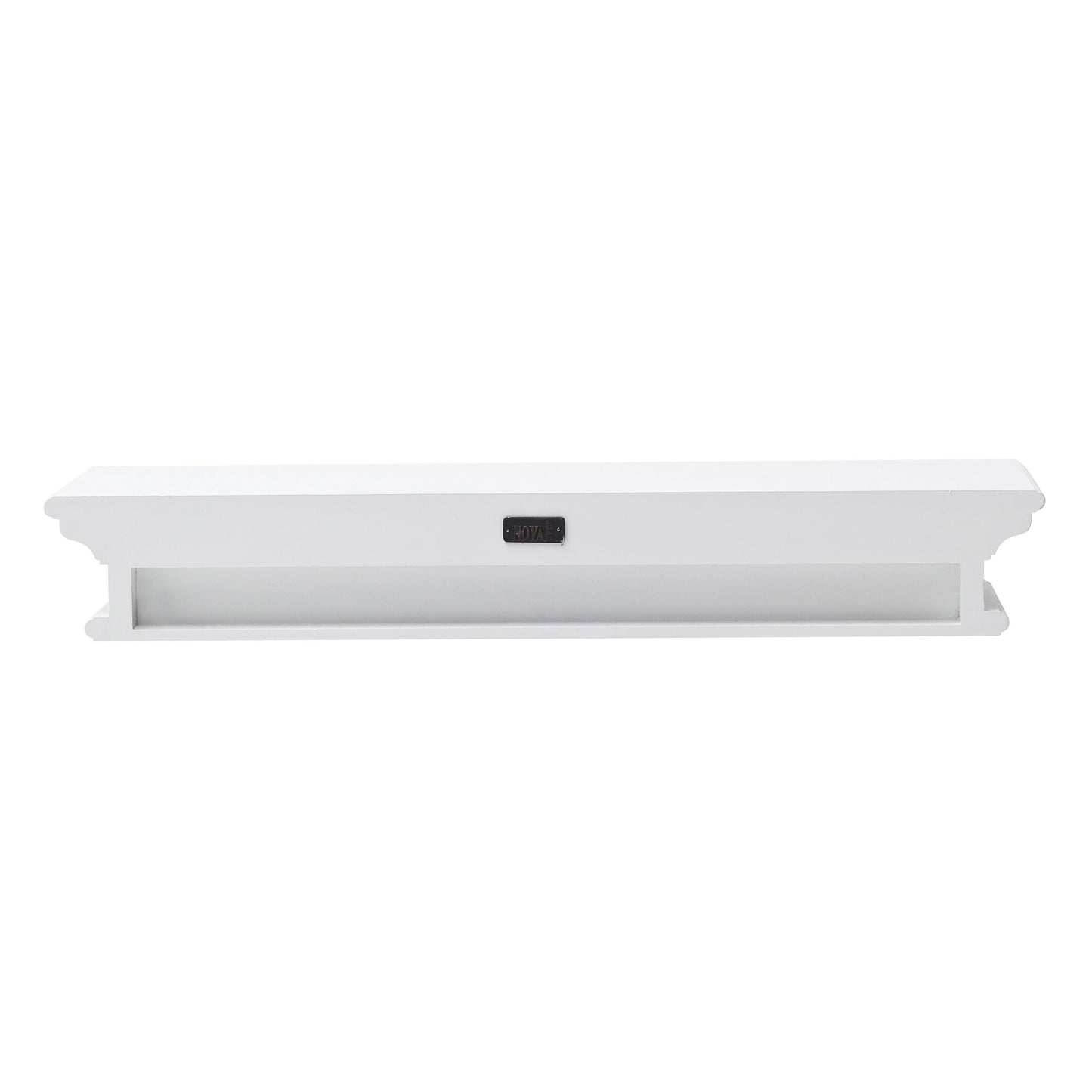 32" Classic White Floating Wall Shelf By Homeroots | Shelves & Shelving Units | Modishstore - 4