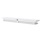 47" Classic White XL Floating Wall Shelf By Homeroots | Shelves & Shelving Units | Modishstore - 4