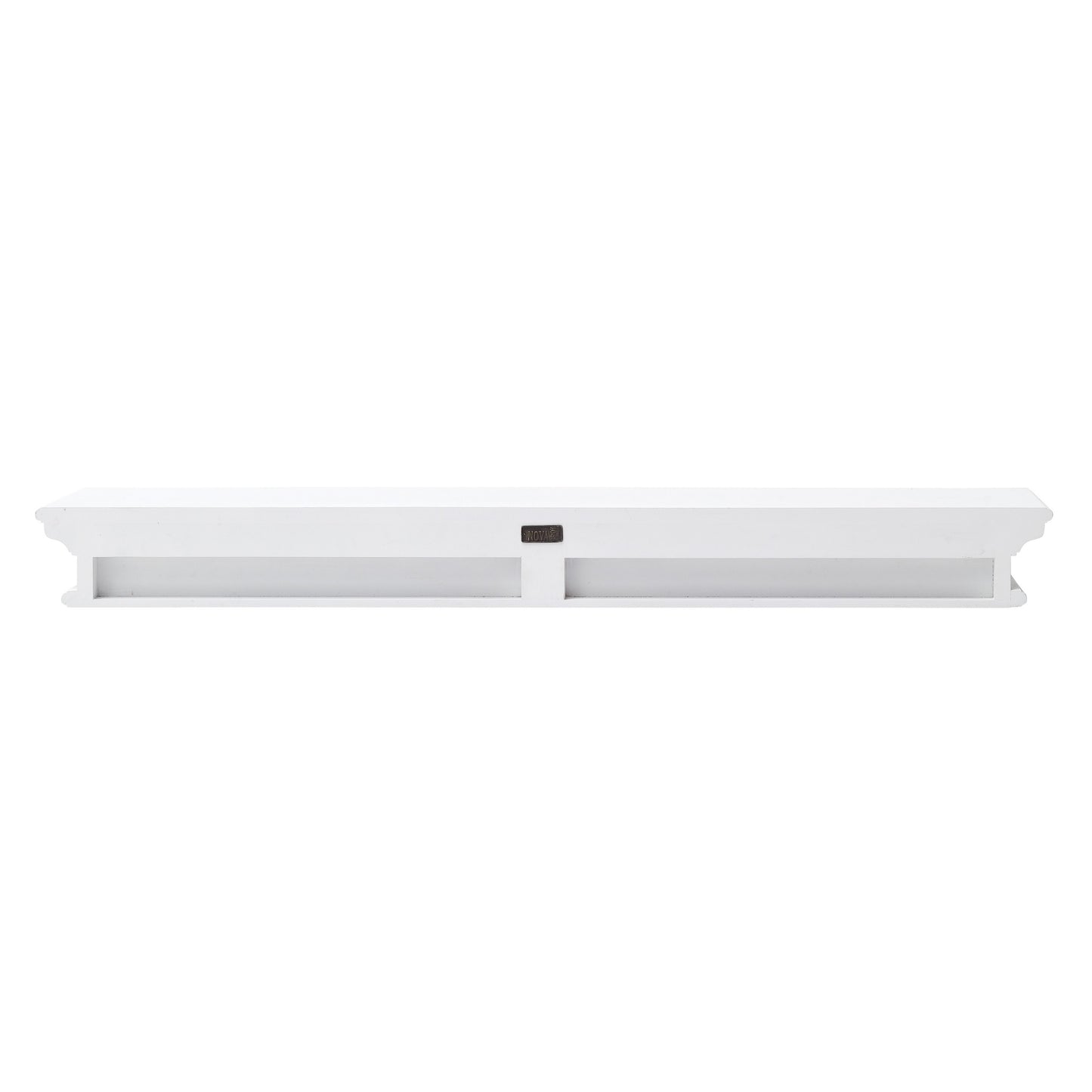 47" Classic White XL Floating Wall Shelf By Homeroots | Shelves & Shelving Units | Modishstore - 5