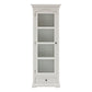 Traditional White And Glass Door Storage Cabinet By Homeroots | Cabinets | Modishstore