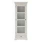 Traditional White And Glass Door Storage Cabinet By Homeroots | Cabinets | Modishstore - 2