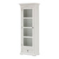 Traditional White And Glass Door Storage Cabinet By Homeroots | Cabinets | Modishstore - 3