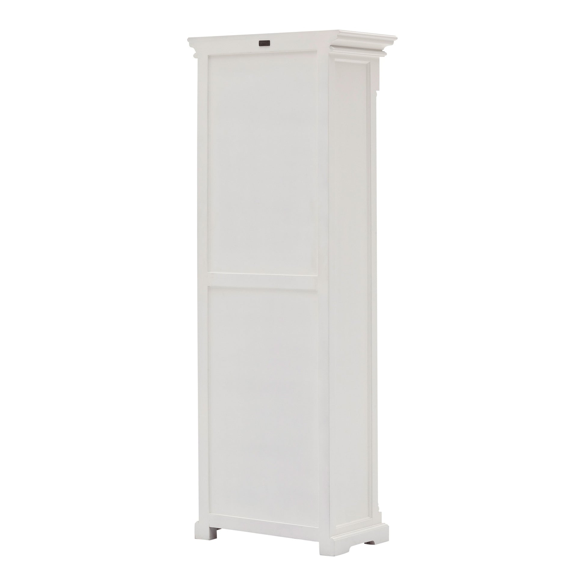 Traditional White And Glass Door Storage Cabinet By Homeroots | Cabinets | Modishstore - 4