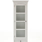 Traditional White And Glass Door Storage Cabinet By Homeroots | Cabinets | Modishstore - 7