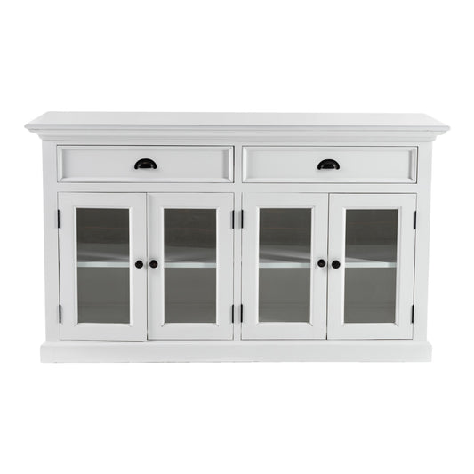 Classic White Small Buffet Table By Homeroots | Sideboards | Modishstore