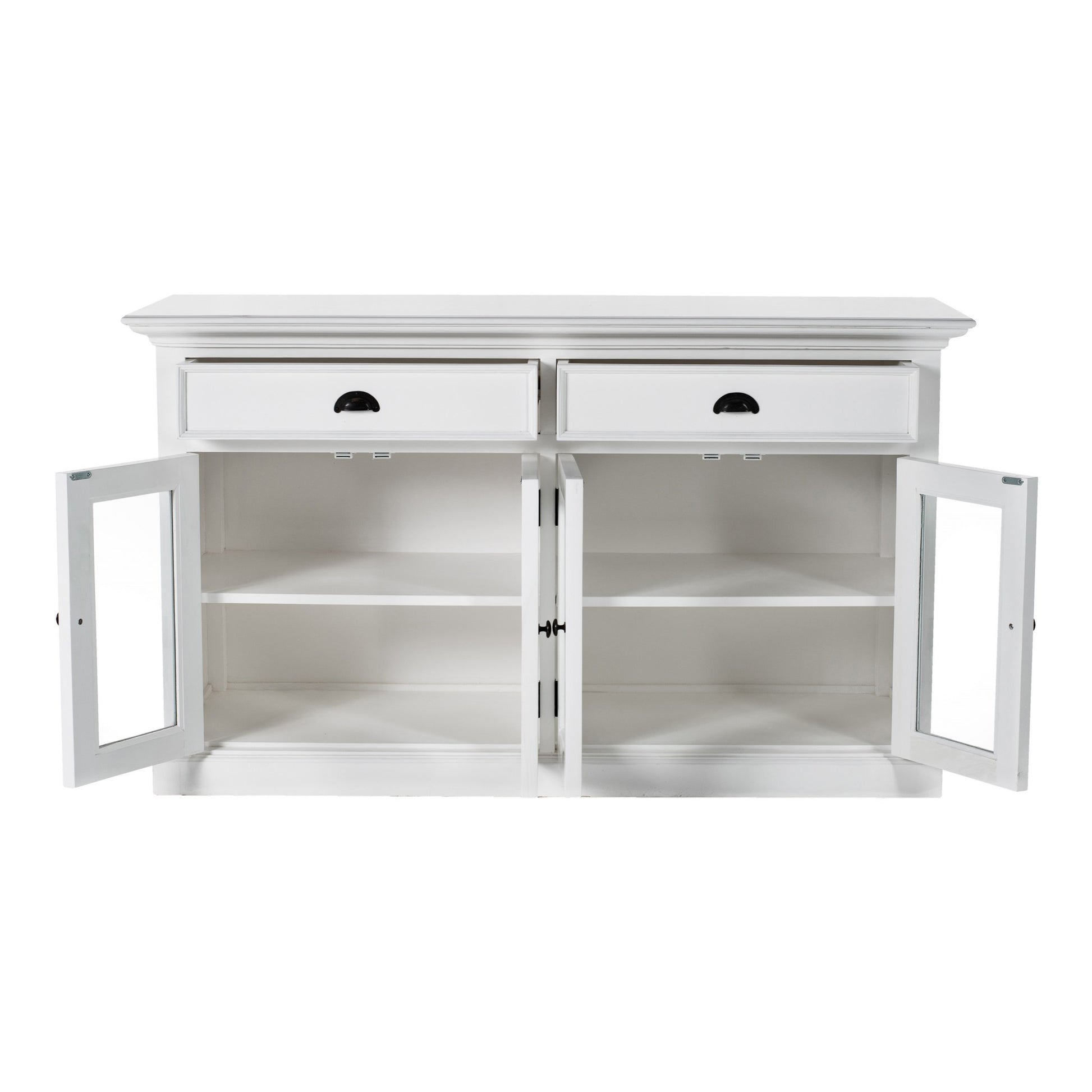 Classic White Small Buffet Table By Homeroots | Sideboards | Modishstore - 2