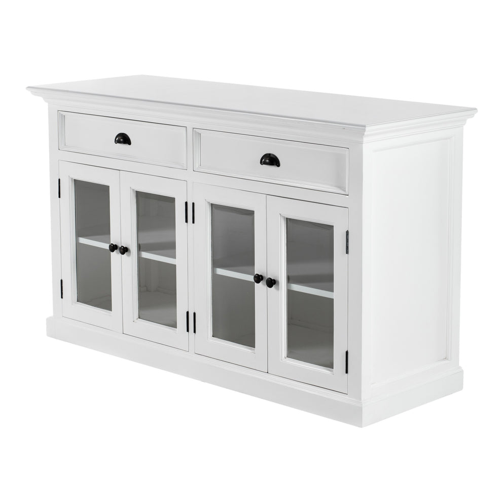 Classic White Small Buffet Table By Homeroots | Sideboards | Modishstore - 3