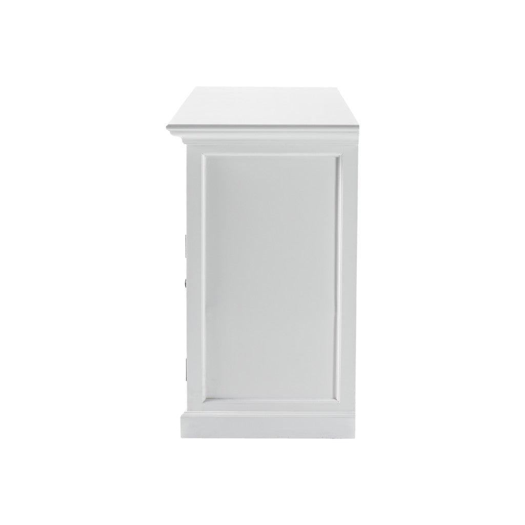 Classic White Small Buffet Table By Homeroots | Sideboards | Modishstore - 5