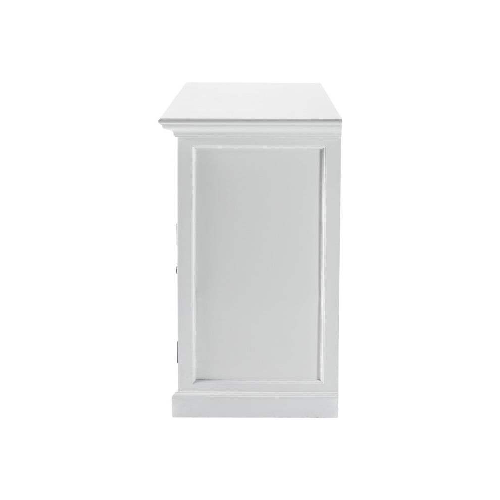 Classic White Small Buffet Table By Homeroots | Sideboards | Modishstore - 5