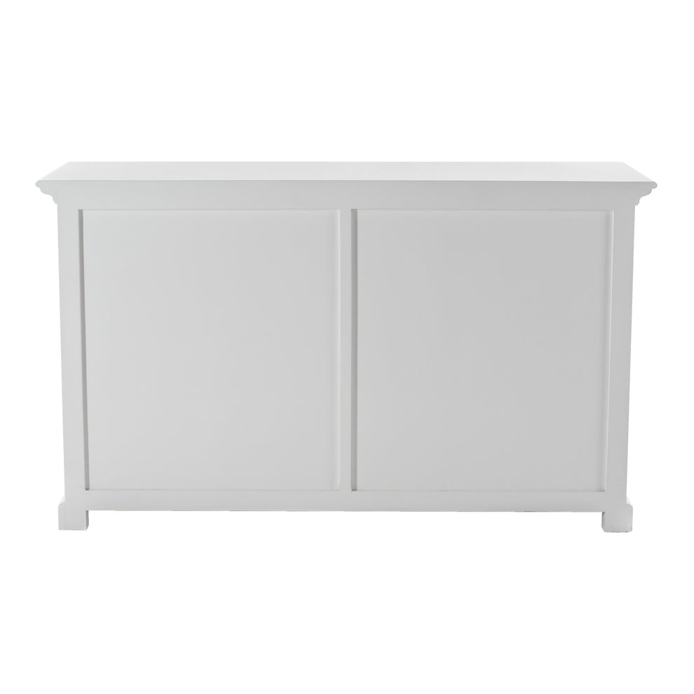 Classic White Small Buffet Table By Homeroots | Sideboards | Modishstore - 7