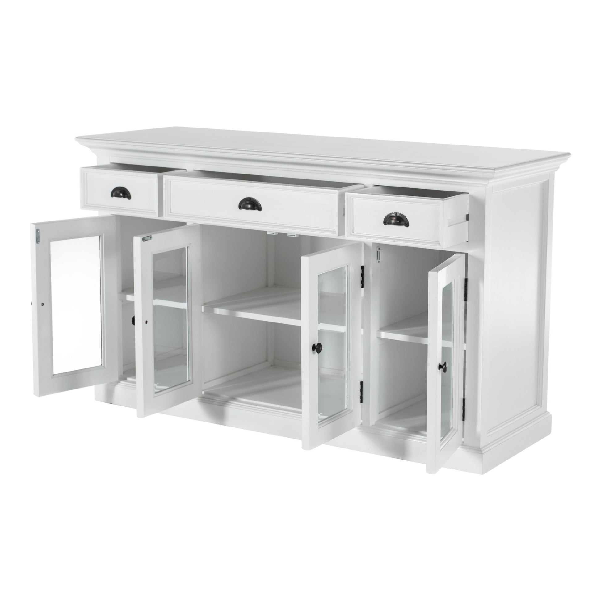 Modern Farmhouse White Buffet Server By Homeroots - 397836 | Sideboards | Modishstore - 4