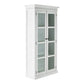 Classic White And Glass Double Door Storage Cabinet By Homeroots | Cabinets | Modishstore - 3