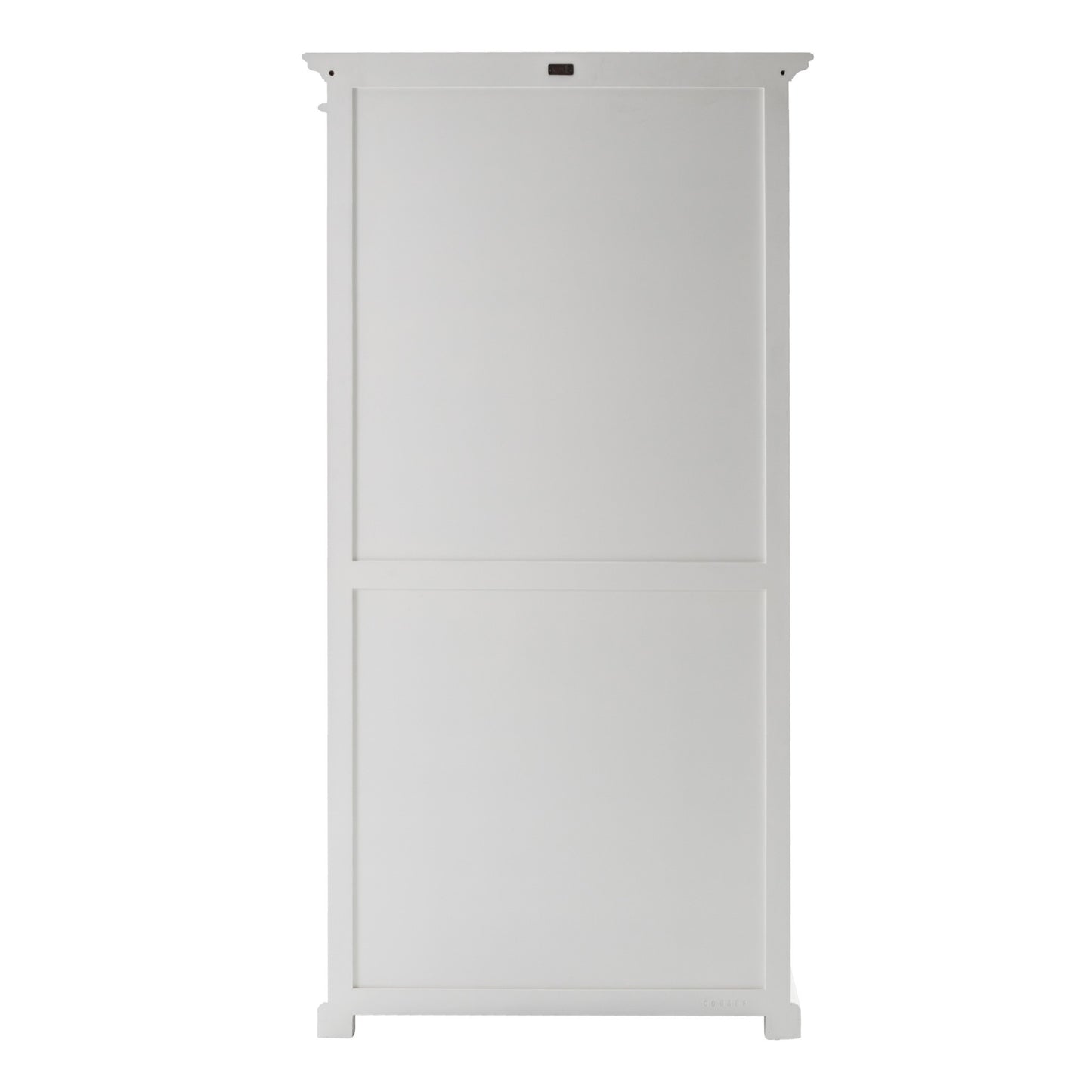 Classic White And Glass Double Door Storage Cabinet By Homeroots | Cabinets | Modishstore - 5