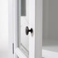Classic White And Glass Double Door Storage Cabinet By Homeroots | Cabinets | Modishstore - 7