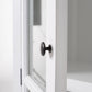 Classic White And Glass Double Door Storage Cabinet By Homeroots | Cabinets | Modishstore - 8