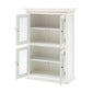 Classic White Two Level Storage Cabinet By Homeroots | Cabinets | Modishstore - 4