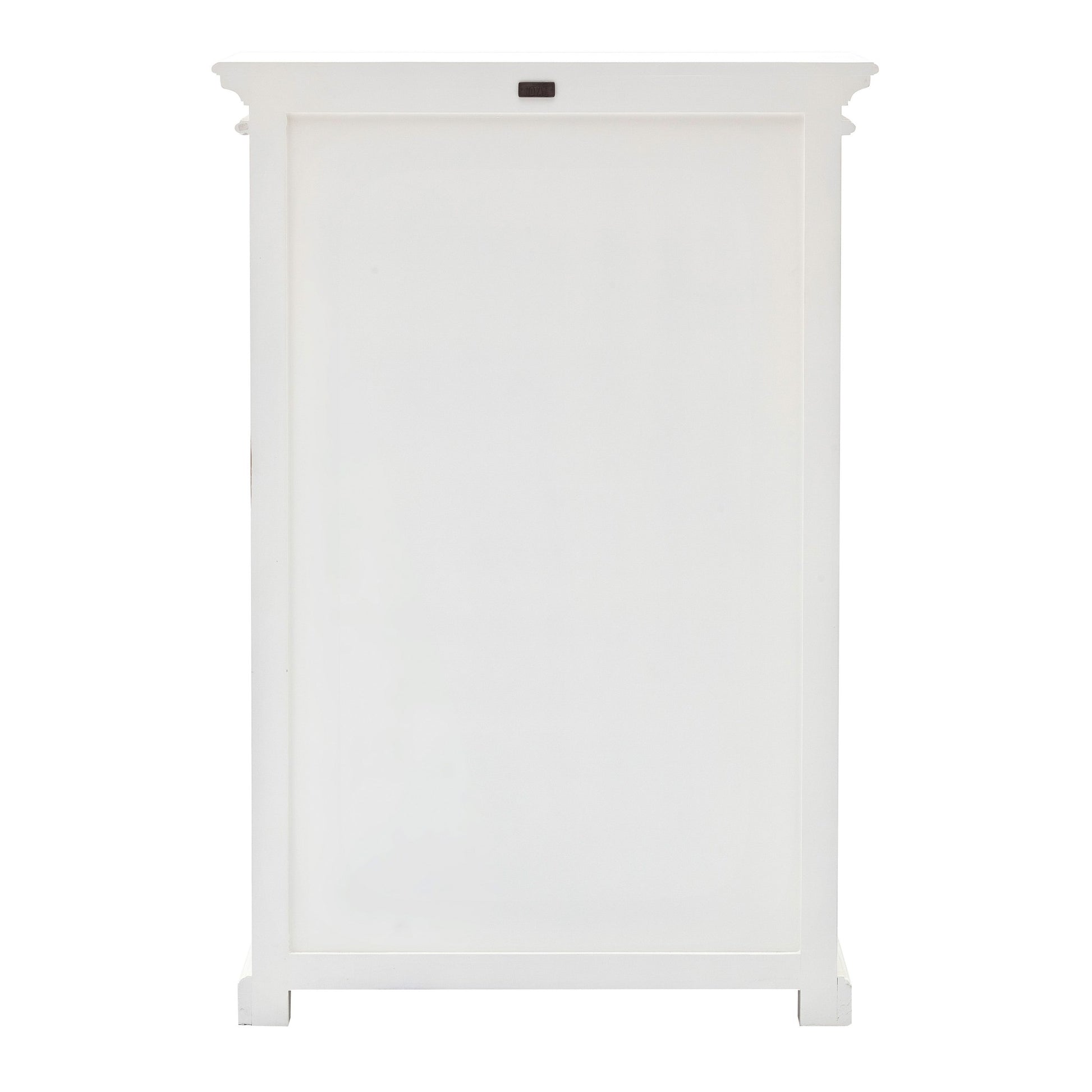 Classic White Two Level Storage Cabinet By Homeroots | Cabinets | Modishstore - 5