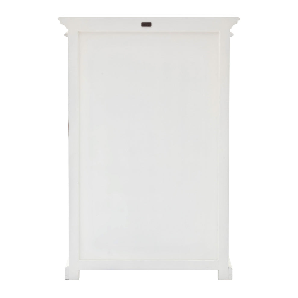 Classic White Two Level Storage Cabinet By Homeroots | Cabinets | Modishstore - 6