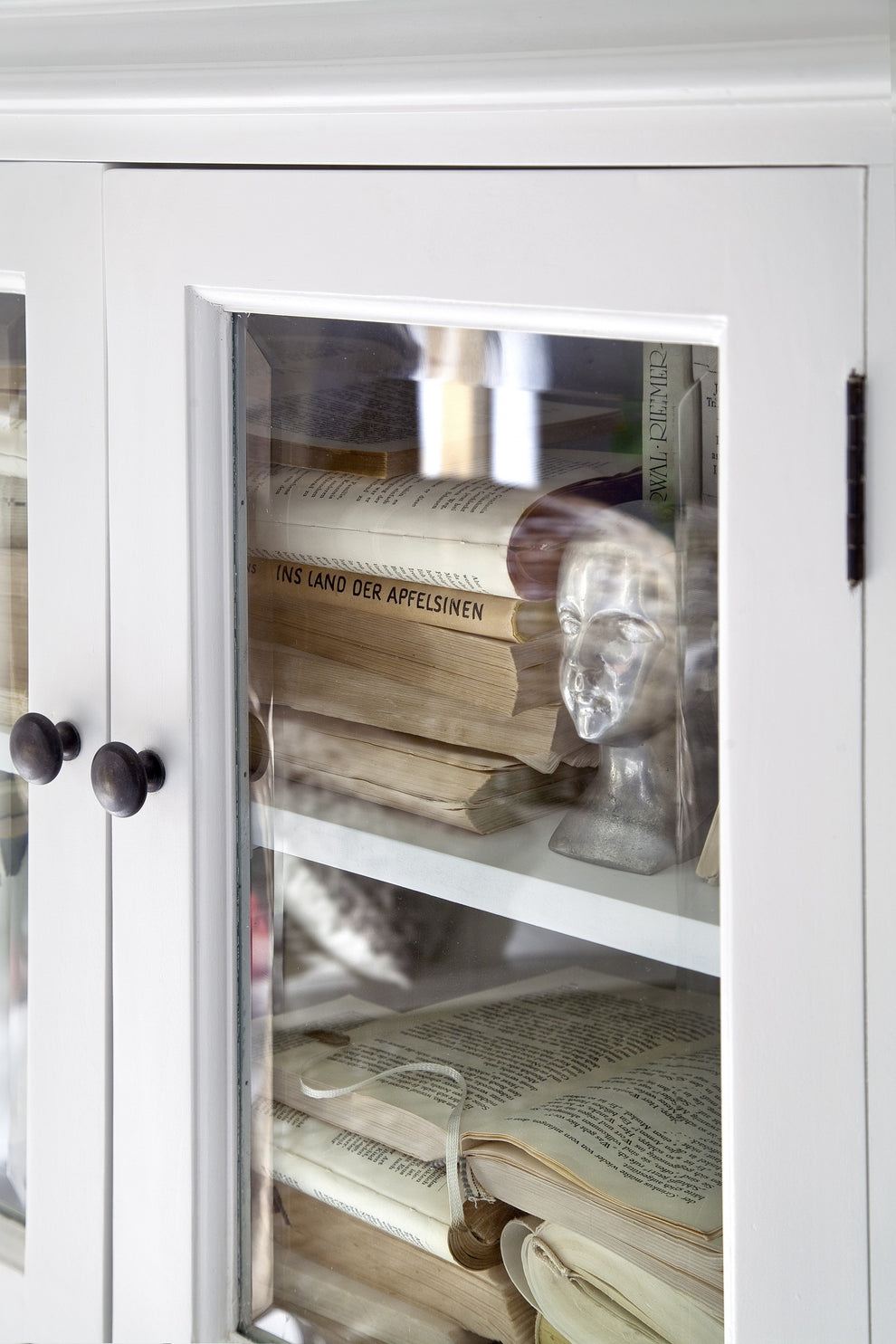 Classic White Two Level Storage Cabinet By Homeroots | Cabinets | Modishstore - 8