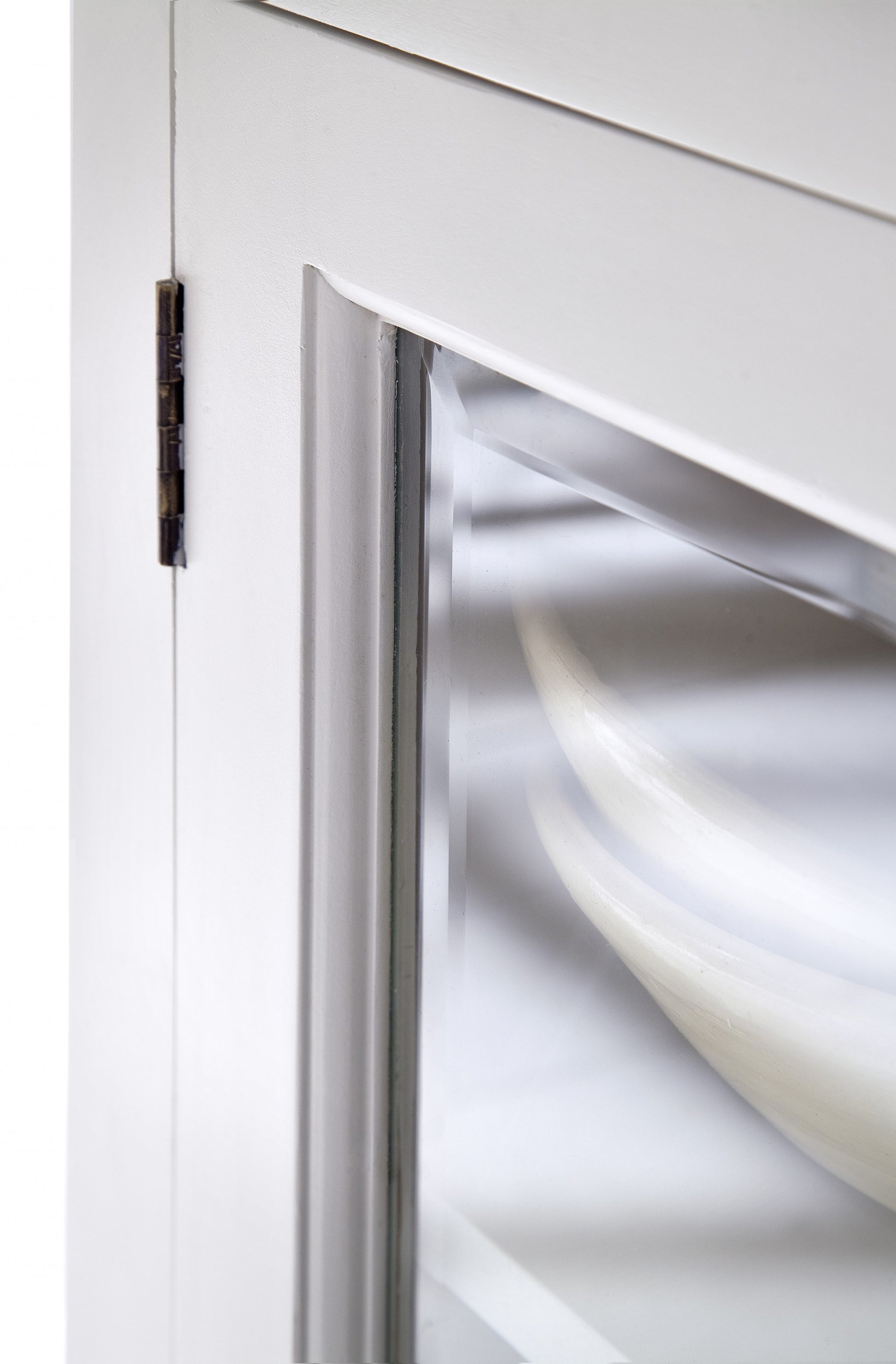 Classic White Two Level Storage Cabinet By Homeroots | Cabinets | Modishstore - 9