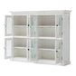 Classic White Two Level Mega Storage Cabinet By Homeroots | Cabinets | Modishstore - 3