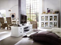 Classic White Two Level Mega Storage Cabinet By Homeroots