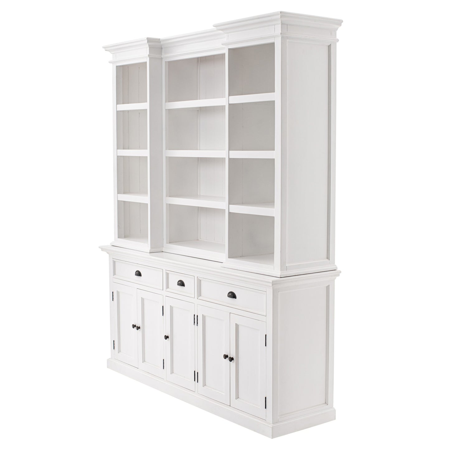 Classic White Large Kitchen Hutch By Homeroots | Cabinets | Modishstore - 2