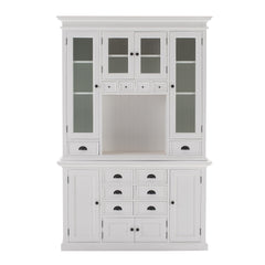 Classic White Kitchen Hutch By Homeroots