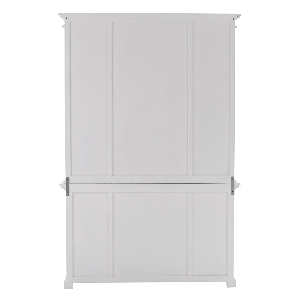 Classic White Kitchen Hutch By Homeroots | Cabinets | Modishstore - 5