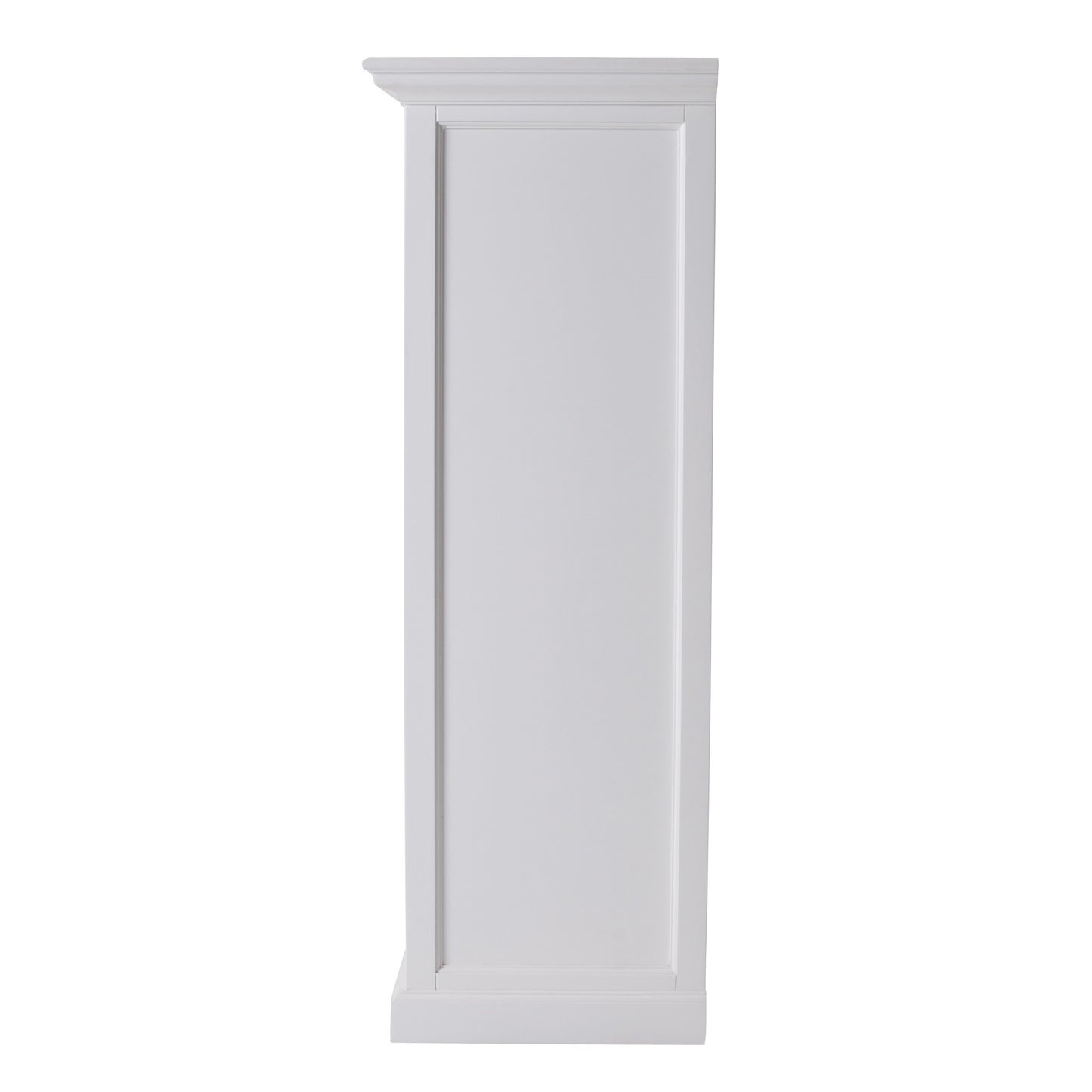 Classic White Storage Cabinet With Basket Set By Homeroots | Cabinets | Modishstore - 3