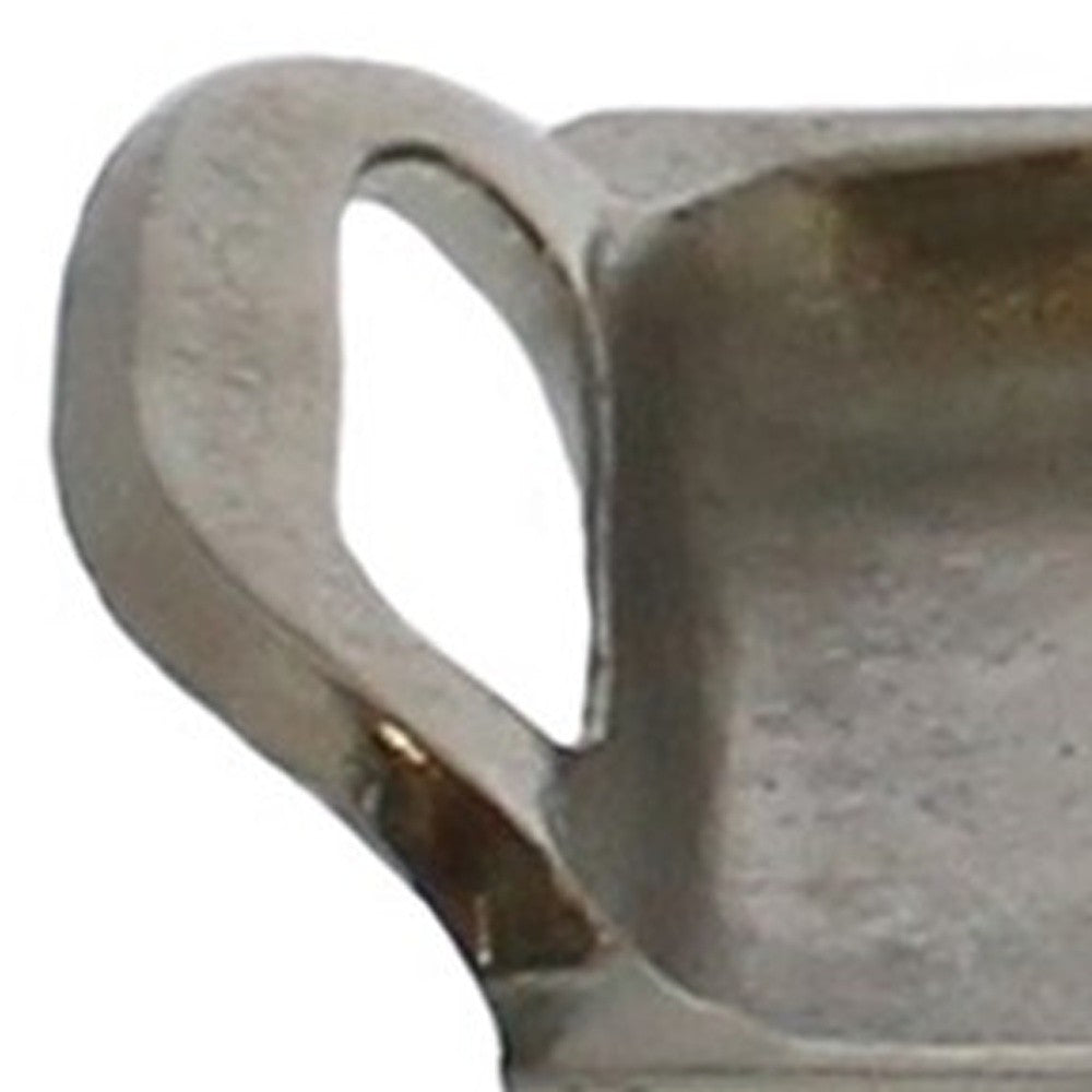 Bronze Narrow Rectangular Tray By Homeroots | Trays | Modishstore - 4