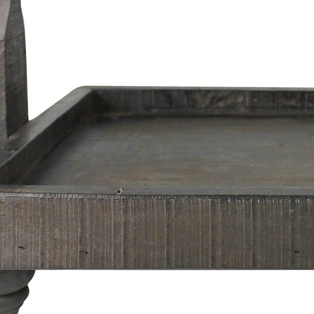 Reclaimed Wooden Serving Tray By Homeroots | Trays | Modishstore - 4