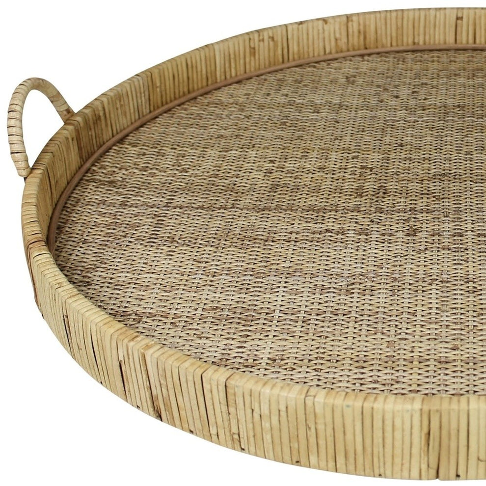 Jumbo Bamboo Rectangular Tray By Homeroots | Trays | Modishstore - 7