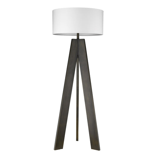 Soccle 1-Light Oil-Rubbed Bronze Floor Lamp By Homeroots | Floor Lamps | Modishstore
