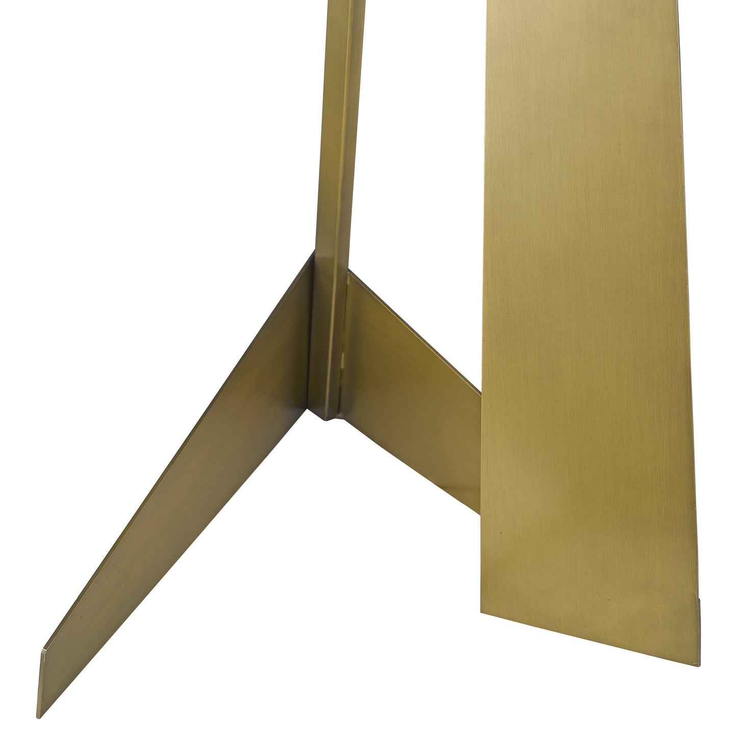 Stratos 1-Light Aged Brass Floor Lamp By Homeroots | Floor Lamps | Modishstore - 6