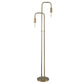 Perret 2-Light Aged Brass Floor Lamp By Homeroots | Floor Lamps | Modishstore - 2