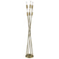 Perret 6-Light Aged Brass Floor Lamp By Homeroots | Floor Lamps | Modishstore - 4