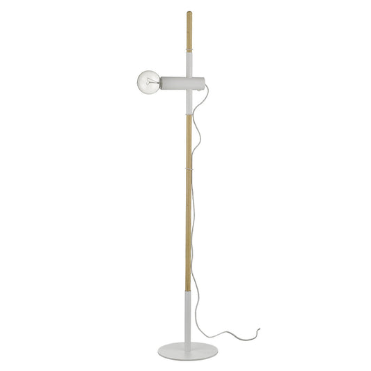 Hilyte 1-Light White Floor Lamp By Homeroots | Floor Lamps | Modishstore