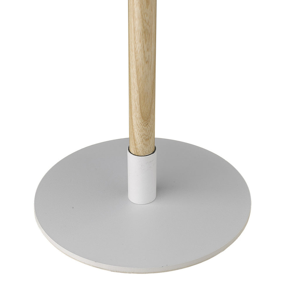 Hilyte 1-Light White Floor Lamp By Homeroots | Floor Lamps | Modishstore - 3
