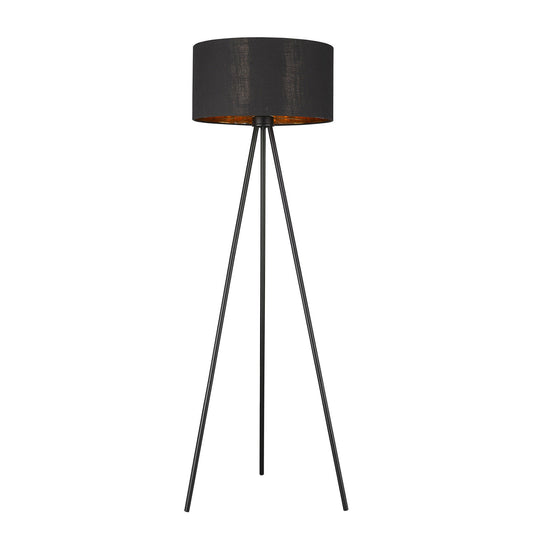 Morenci 1-Light Matte Black Floor Lamp By Homeroots | Floor Lamps | Modishstore