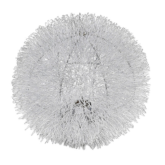 Luminary 1-Light Metallic Silver 12" Accent Lamp By Homeroots | Wall Lamps | Modishstore