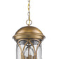 Lincoln 4-Light Antique Brass Hanging Light By Homeroots | Chandeliers | Modishstore