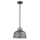 Barnes 1-Light Gray Convertible Pendant By Homeroots | Pendant Lamps | Modishstore