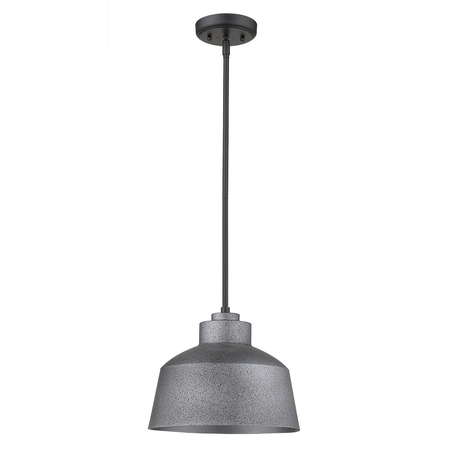 Barnes 1-Light Gray Convertible Pendant By Homeroots | Pendant Lamps | Modishstore