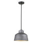 Barnes 1-Light Gray Convertible Pendant By Homeroots | Pendant Lamps | Modishstore - 2