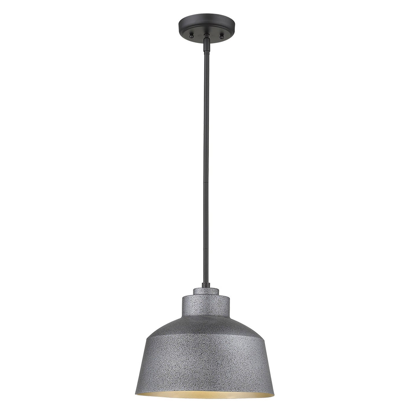 Barnes 1-Light Gray Convertible Pendant By Homeroots | Pendant Lamps | Modishstore - 2