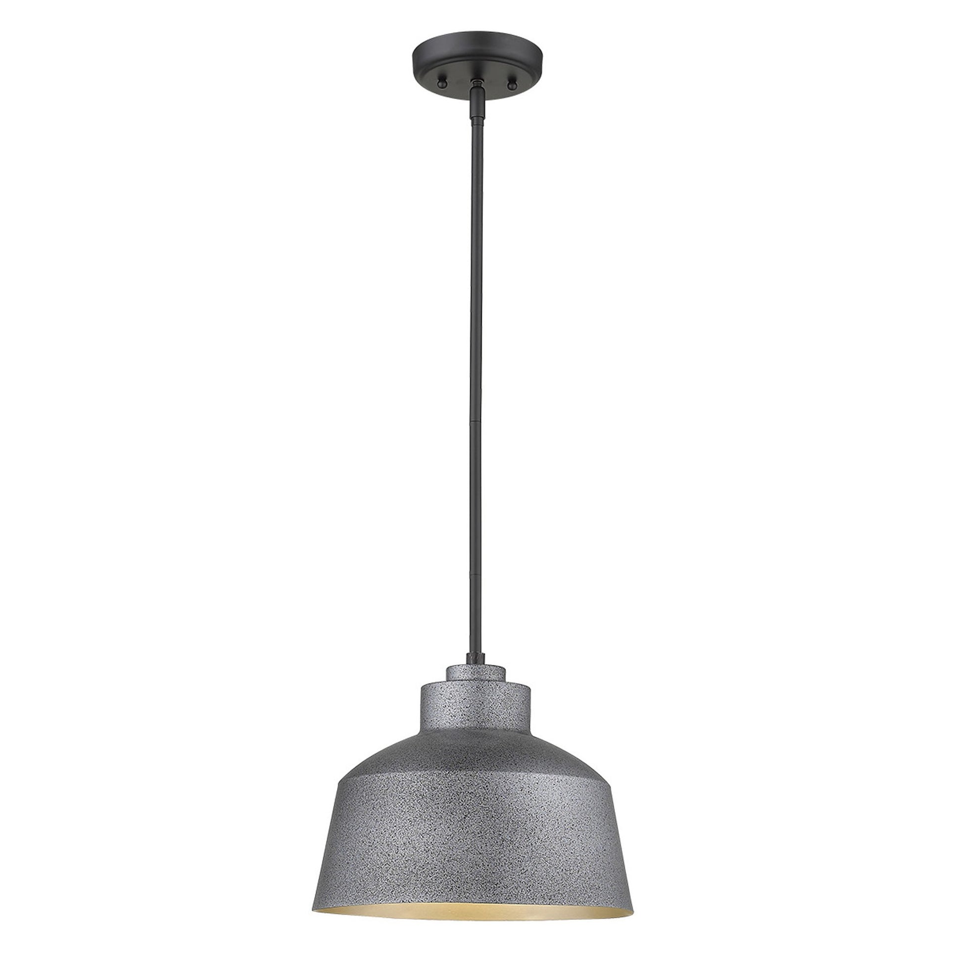 Barnes 1-Light Gray Convertible Pendant By Homeroots | Pendant Lamps | Modishstore - 2