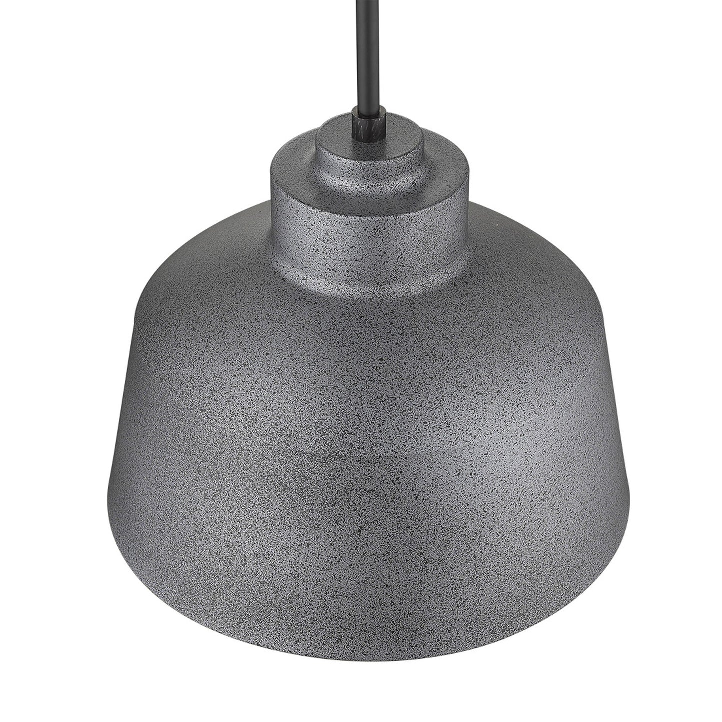 Barnes 1-Light Gray Convertible Pendant By Homeroots | Pendant Lamps | Modishstore - 3