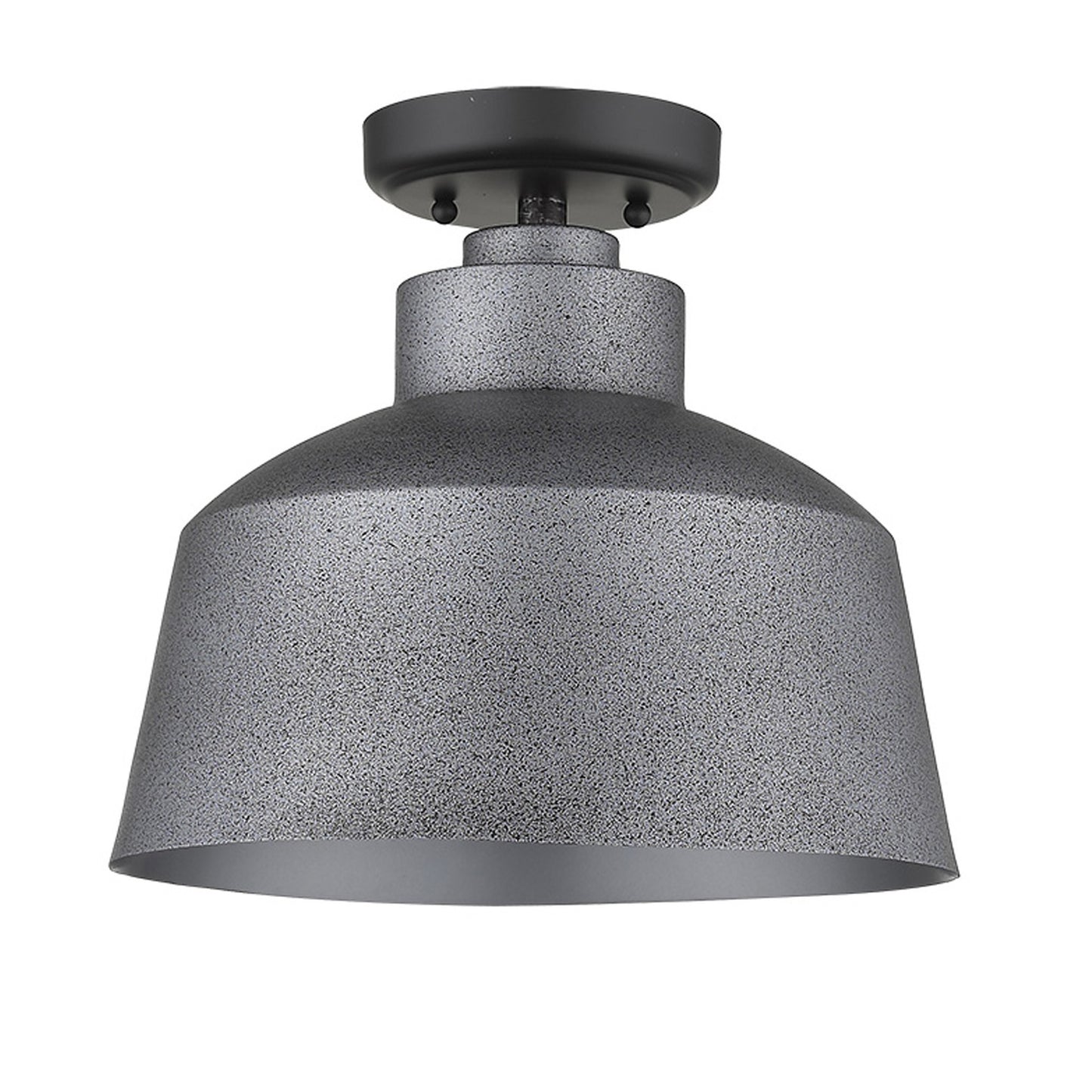 Barnes 1-Light Gray Convertible Pendant By Homeroots | Pendant Lamps | Modishstore - 6