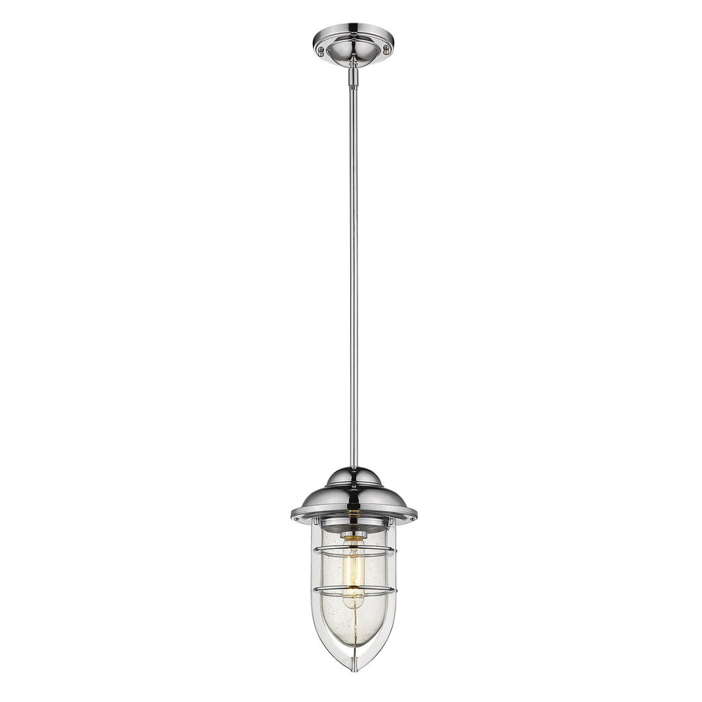 Silver Teardrop Shape Pendant Light By Homeroots | Pendant Lamps | Modishstore - 2